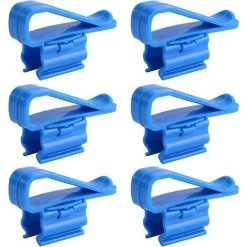 Pince Montage De Réservoir Poissons Colliers De Serrage En Plastique Réglable Pour Tuyau D'eau Aquarium Pour L'Installation Et La Fixation Conduites D'eau Dans Les Aquariums, Bleu, 6 Morceaux 56Vingt