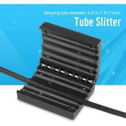 Denudeur Cable Fibre Optique Découpe De Tube D'Amortisseur De Tube Outil De Coupe De Câble Envergure De Fibre Optique（1 Pcs，noir） 56Vingt -Pince et tenaille Soldes 64940055 4