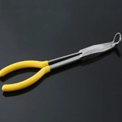 MONLY Pince à Bec Courbé Pinces à Bec Long à Bec Courbé Avec Pointe Annulaire Fabriqué En Acier à Haute Résistance 45/90 Degrés Bec Courbé Électricien DIY Craft Crafting Tool 6 X 27CM Jaune 1 Pièces 9 MONLY Pince à Bec Courbé Pinces à Bec Long à Bec Courbé Avec Pointe Annulaire Fabriqué En Acier à Haute Résistance 45/90 Degrés Bec Courbé Électricien DIY Craft Crafting Tool 6 X 27CM Jaune 1 Pièces -Pince et tenaille Soldes 65176940 5