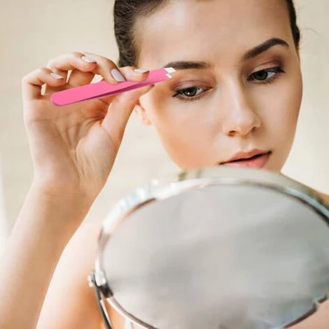 BF Pince à épiler Professionnelle 2 Pièces, Pince à épiler En Acier Inoxydable Pour Sourcils, Cils, Poils Incarnés, Fragments, Poils Du Visage (rouge) 4 BF Pince à épiler Professionnelle 2 Pièces, Pince à épiler En Acier Inoxydable Pour Sourcils, Cils, Poils Incarnés, Fragments, Poils Du Visage (rouge) – Image 4