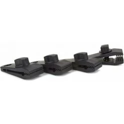 4 Pcs Pinces De Bache-Coupe-Vent Robuste Pour Auvent,Poignée Pour Pince-Accessoires De Pince De Tente Pour Camping,Baches,Caravane,Toile D'Ombre De Jardin,Noir S'arêern -Pince et tenaille Soldes 65360279 5