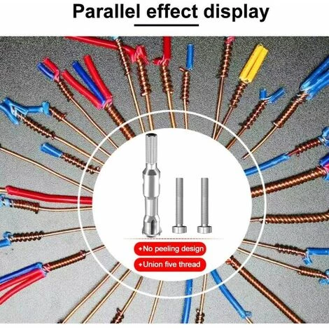 L'FLANEUR Outil De Torsion De Fil, Outil à Dénuder Et à Torsion, Excellent Outil Pour La Réparation électrique, Le Retrait Rapide Et L'enroulement Des Fils ANEUR 4 L'FLANEUR Outil De Torsion De Fil, Outil à Dénuder Et à Torsion, Excellent Outil Pour La Réparation électrique, Le Retrait Rapide Et L'enroulement Des Fils ANEUR – Image 4