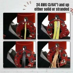 BDD Dénudeur De Fil De Cuivre Portable Dénudeur De Fil Rapide Universel Sûr, Efficace, Simple, Rouge 6 BDD Dénudeur De Fil De Cuivre Portable Dénudeur De Fil Rapide Universel Sûr, Efficace, Simple, Rouge -Pince et tenaille Soldes 65373402 3