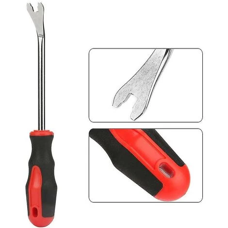 BDD Pied De Biche En Acier, Outil De Rivet De Démolition Pour Le Retrait Du Tournevis De Garniture De Boucle De Réparation De Porte De Voiture 4 BDD Pied De Biche En Acier, Outil De Rivet De Démolition Pour Le Retrait Du Tournevis De Garniture De Boucle De Réparation De Porte De Voiture – Image 4
