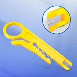 LTS FAFA Mini Pince à Sertir à Dénuder Sertir Le Câble Poinçonner Et éplucher Outil Multifonction Couteau à Dénuder Couteau De Câblage De Câble Réseau -Pince et tenaille Soldes 65413262 5