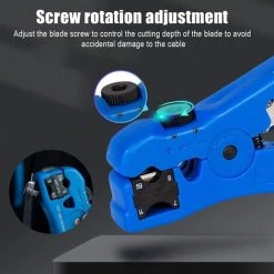 OSQI Outil De Dénudage De Câble Réseau 1PCS, Câble Coaxial Et Câble De Données -Pince et tenaille Soldes 65500425 4