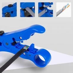 OSQI Outil De Dénudage De Câble Réseau 1PCS, Câble Coaxial Et Câble De Données -Pince et tenaille Soldes 65500425 5