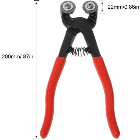 OSQI Pince à Mosaïque En Titane Robuste Pour Couper Le Verre, Les Carreaux Et La Céramique 200 Mm 5 OSQI Pince à Mosaïque En Titane Robuste Pour Couper Le Verre, Les Carreaux Et La Céramique 200 Mm – Image 5