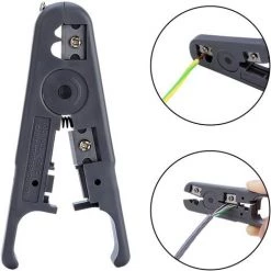 OSQI Pince à Dénuder, Pince à Dénuder, Pince à Dénuder, Outil De Dénudage De Câble Coupe-fil De Câble Dénudeur UTP, STP, Câble Réseau Câble De Communication De Données -Pince et tenaille Soldes 65505133 3