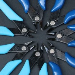 ELLE 2PCS Coupe-fil Excentrique à Bouche Inclinée, Outil D'électricien Modèle Pince Ciseaux, (pince 170II, Bleu Clair) -Pince et tenaille Soldes 65533173 4