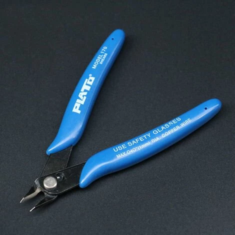 CATHERINE 2PCS Coupe-fil Excentrique à Bouche Inclinée, Outil D'électricien Modèle Pince Ciseaux, (170 Pinces, Bleu Foncé) 1 CATHERINE 2PCS Coupe-fil Excentrique à Bouche Inclinée, Outil D'électricien Modèle Pince Ciseaux, (170 Pinces, Bleu Foncé)