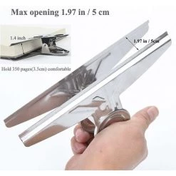 HELLO KITTY BAIN Clips, 2pcs 20cm Classeur En Métal Argenté Pour Fournitures Scolaires De Bureau à Domicile -Pince et tenaille Soldes 65626399 3