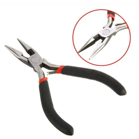 BAICCCF Pince Coupante Et Tenaille Mini Pince Coupante à Long Bec , 4,5 Pouces / 11,5 Cm Pince De Précision Multifonction CR-V Outil De Fabrication De Bijoux à La Main Outil De Coupe-fil Pour Perles 2 BAICCCF Pince Coupante Et Tenaille Mini Pince Coupante à Long Bec , 4,5 Pouces / 11,5 Cm Pince De Précision Multifonction CR-V Outil De Fabrication De Bijoux à La Main Outil De Coupe-fil Pour Perles – Image 2