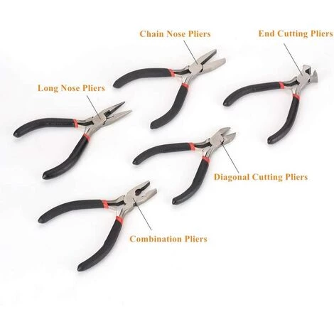 BAICCCF Pince Coupante Et Tenaille Mini Pince Coupante à Long Bec , 4,5 Pouces / 11,5 Cm Pince De Précision Multifonction CR-V Outil De Fabrication De Bijoux à La Main Outil De Coupe-fil Pour Perles 4 BAICCCF Pince Coupante Et Tenaille Mini Pince Coupante à Long Bec , 4,5 Pouces / 11,5 Cm Pince De Précision Multifonction CR-V Outil De Fabrication De Bijoux à La Main Outil De Coupe-fil Pour Perles – Image 4
