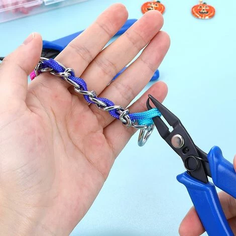 BAICCCF Autres Outils Spécialisés 2 Pièces Pince à Bijoux, Pince à Anneau Fendu Et Pince à Sertir Pour Perles De Bijoux Outils De Fabrication De Bijoux Pour La Réparation De Bijoux 5 BAICCCF Autres Outils Spécialisés 2 Pièces Pince à Bijoux, Pince à Anneau Fendu Et Pince à Sertir Pour Perles De Bijoux Outils De Fabrication De Bijoux Pour La Réparation De Bijoux – Image 5