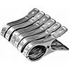 BEARSU Pinces à Linge En Acier Inoxydable, 6pcs épingles à Manteau, Pinces Coupe-vent, Pinces à Serviette Durables Pour Serviettes De Plage/serviettes à Main/serviettes De Bain/nappes Et Vêtements