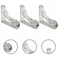 LUCKY-88 Nappe Nappe Boucle Clip Plastique Transparent Avec Ressort Nappe Nappe Clip 5.8x5.6cm Couleur Transparente 8pcs 7 LUCKY-88 Nappe Nappe Boucle Clip Plastique Transparent Avec Ressort Nappe Nappe Clip 5.8x5.6cm Couleur Transparente 8pcs -Pince et tenaille Soldes 65801714 3