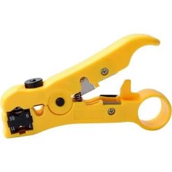 DONTODENT Kinee Universal Cutter/stripper Pour Cat5 Cat6 Plat Ou Rond Stp/utp Cable Stripper Outil à Main Pour Rg59/6/7/11 Outil Avec Poignée Protouch
