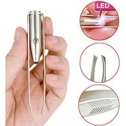 OSQI Pince à épiler Sourcils Professionnelle Avec Lumière Led Haute Précision En Acier Inoxydablesourcils Professionnelle Avec Lumière Led Haute Précision En Acier Inoxydable -Pince et tenaille Soldes 65988642 5
