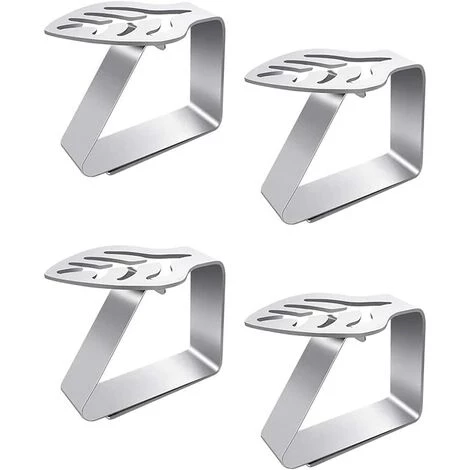 FVO Pince à Nappe,4 PCS Pinces à Nappe Exterieur En Forme De Feuille Pinces à Couverture De Table En Acier Inoxydable Pinces Antidérapantes Pour Maison Pique-Nique Barbecue Décoration Mariage6.5*5cm 1 FVO Pince à Nappe,4 PCS Pinces à Nappe Exterieur En Forme De Feuille Pinces à Couverture De Table En Acier Inoxydable Pinces Antidérapantes Pour Maison Pique-Nique Barbecue Décoration Mariage6.5*5cm