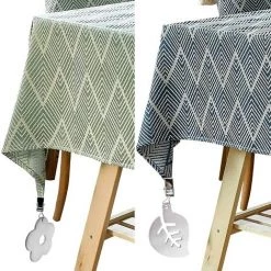 MèREÉTERNEL Poids Pour Nappes,8 Pcs Lest De Nappe Avec Pinces,Pinces à Nappes Boule D'argent,Inoxydable Fleur Clip Pince,Support Pour Nappes,Poids De Nappe De Table Jardin,Pinces Pour Nappes,Pince à Nappe Poids Ternel -Pince et tenaille Soldes 66085321 5