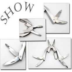 Multi-Outil Pinces Kit Multifonction Outil De Poche Avec étui En Cuir Noir, Multitools Pince Pour Camping, Pêche, Randonnée, Cuisine, Pique-Nique 5*7.2cm,Adélala -Pince et tenaille Soldes 66379590 3