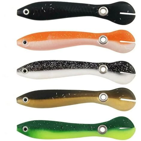 BENOBBY KIDS 5 Pièces Leurres De Pêche Faux Appâts, Leurre De Pêche Bionique Doux Eau Salée Et Eau Douce 2 BENOBBY KIDS 5 Pièces Leurres De Pêche Faux Appâts, Leurre De Pêche Bionique Doux Eau Salée Et Eau Douce – Image 2