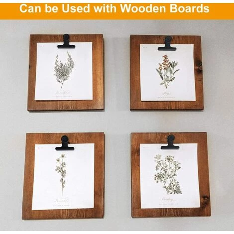 YEURIé 3 Pack Grand Bulldog Noir Liant Trombones/métal Charnière Clip Fichier Pinces(noir, 63mm) 2 YEURIé 3 Pack Grand Bulldog Noir Liant Trombones/métal Charnière Clip Fichier Pinces(noir, 63mm) – Image 2