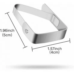 FLETéçA Pince à Nappe, Support De Nappe 12 Pièces, Pince à Nappe En Acier Inoxydable, Pinces De Couverture De Table Argent, Pinces De Nappe Réglables, Nappe à Clip, Pince à Nappe Pour Plateaux De Table 4cm -Pince et tenaille Soldes 66968808 3