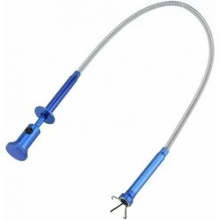 FLETéçA Pick Up Outil Multi Fonction Flexible Outil De Ramassage à Quatre Griffes (Aimant + 4 Griffes + LED Lumineux) Magnétique Long à Ressort Pour Ramasser Les Déchets De Débordement Nettoyage Des Égouts