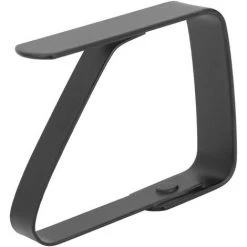 ABCRITAL Pinces À Nappe Noires En Acier Inoxydable, Larges Et Triangulaires Antidérapantes 4 Pièces Pour Camping Pique-Nique En Famille. -Pince et tenaille Soldes 66972111 4