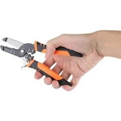 WAHAISON Denudeur Fil Electrique, Pince A Denuder Automatique Pour Câble, Pince à Dénuder Pour Dénuder Sertissage Serrage Outil De Coupe (Pince à Dénuder Et à Sertir 3-en-1, Longueur Totale 180cm) 7 WAHAISON Denudeur Fil Electrique, Pince A Denuder Automatique Pour Câble, Pince à Dénuder Pour Dénuder Sertissage Serrage Outil De Coupe (Pince à Dénuder Et à Sertir 3-en-1, Longueur Totale 180cm) -Pince et tenaille Soldes 66977989 3