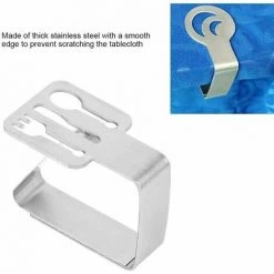Pinces à Nappe, Pince Nappe Table Epaisse En Acier Inoxydable Pour Exterieur,Tanètue -Pince et tenaille Soldes 67650072 5