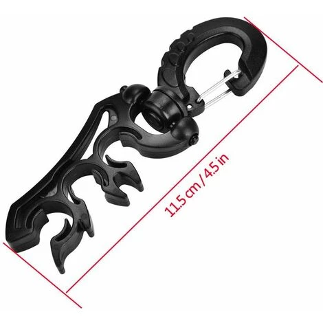 FLYME Clip De Support De Tuyau De Plongée Sous-Marine, Garder La Plongée Sous-Marine Tuyau Porte En Plastique Double BCD Tuyau Porte Avec Clip Boucle Crochet Noir/Jaune/Bleu 2 FLYME Clip De Support De Tuyau De Plongée Sous-Marine, Garder La Plongée Sous-Marine Tuyau Porte En Plastique Double BCD Tuyau Porte Avec Clip Boucle Crochet Noir/Jaune/Bleu – Image 2