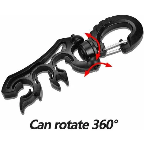 FLYME Clip De Support De Tuyau De Plongée Sous-Marine, Garder La Plongée Sous-Marine Tuyau Porte En Plastique Double BCD Tuyau Porte Avec Clip Boucle Crochet Noir/Jaune/Bleu 3 FLYME Clip De Support De Tuyau De Plongée Sous-Marine, Garder La Plongée Sous-Marine Tuyau Porte En Plastique Double BCD Tuyau Porte Avec Clip Boucle Crochet Noir/Jaune/Bleu – Image 3