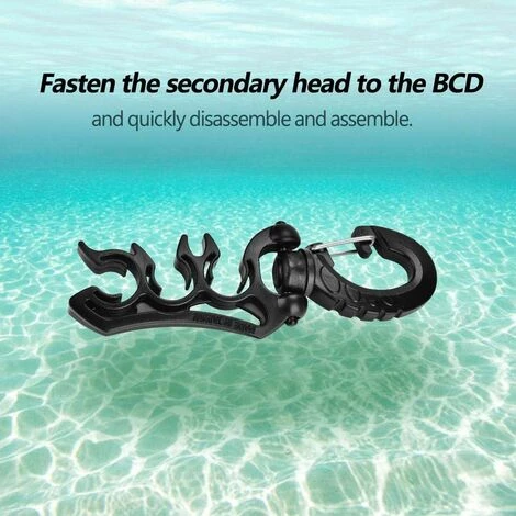 FLYME Clip De Support De Tuyau De Plongée Sous-Marine, Garder La Plongée Sous-Marine Tuyau Porte En Plastique Double BCD Tuyau Porte Avec Clip Boucle Crochet Noir/Jaune/Bleu 5 FLYME Clip De Support De Tuyau De Plongée Sous-Marine, Garder La Plongée Sous-Marine Tuyau Porte En Plastique Double BCD Tuyau Porte Avec Clip Boucle Crochet Noir/Jaune/Bleu – Image 5