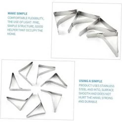 HELLO KITTY BAIN Pince Spéciale Pince à Nappe Fixe Pince à Nappe En Acier Inoxydable Réglable Poignée De Support De Couverture De Table Antidérapante Argent 4.5X7.5X1.3CM 12PCS Maison 8 HELLO KITTY BAIN Pince Spéciale Pince à Nappe Fixe Pince à Nappe En Acier Inoxydable Réglable Poignée De Support De Couverture De Table Antidérapante Argent 4.5X7.5X1.3CM 12PCS Maison -Pince et tenaille Soldes 68011062 4