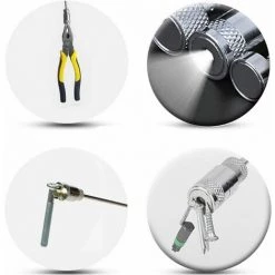 Cisea 1 Outil Magnétique Rétractable à LED Avec Lumière LED Pouvant S'étendre De 19 Cm à 80 Cm, Outil Magnétique Rétractable Pour Trouver Des Pièces Métalliques Comme Des écrous. -Pince et tenaille Soldes 68077239 5