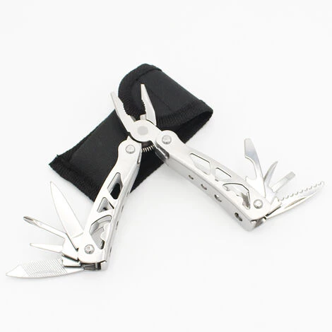 Pince Multifonctions 12 En 1 En étui, Argent, Ephé 3 Pince Multifonctions 12 En 1 En étui, Argent, Ephé – Image 3