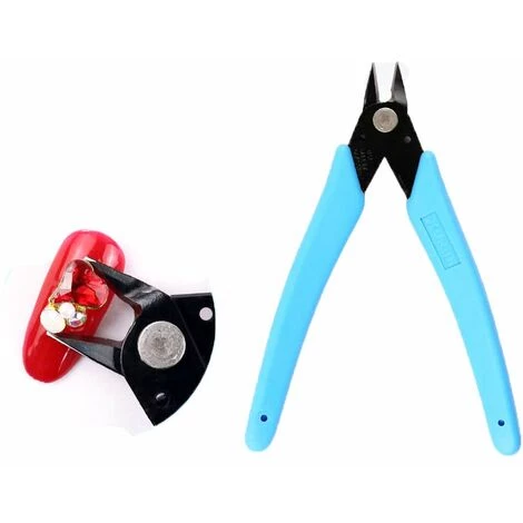 HELLO KITTY BAIN 1 Paquet De Pinces De Ramassage De Strass De Diamant Bleu, Tondeuses, Pinces Diagonales, Outils D'art D'ongle 2 HELLO KITTY BAIN 1 Paquet De Pinces De Ramassage De Strass De Diamant Bleu, Tondeuses, Pinces Diagonales, Outils D'art D'ongle – Image 2