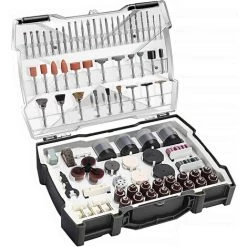 NINGX Accessoires D'Outil Rotatif, Kit De 361 Pièces Diamètre 3.2 Mm(1/8po), Avec 4 Mandrins Universels Pour Outil Rotatif, Découpage/Polissage/Dérouillage/Meulage/Gravure