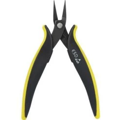 TOOLCRAFT 1555058 Antistatique (ESD) Pince à Bouts Ronds Droite 144 Mm