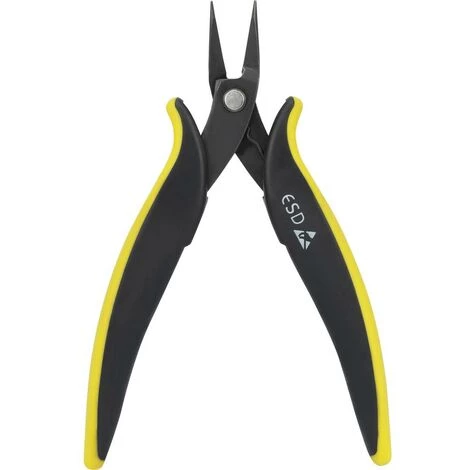 TOOLCRAFT 1555058 Antistatique (ESD) Pince à Bouts Ronds Droite 144 Mm 1 TOOLCRAFT 1555058 Antistatique (ESD) Pince à Bouts Ronds Droite 144 Mm