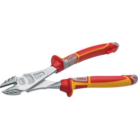 NWS 137-49-VDE-200 VDE Pince Coupante Diagonale à Forte Démultiplication 200 Mm 1 NWS 137-49-VDE-200 VDE Pince Coupante Diagonale à Forte Démultiplication 200 Mm