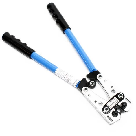 WILTEC Pince à Sertir Outil De Sertissage 6-50 Mm² Cosse De Câble Avec Poignées Antidérapantes Sertisseuse 2 WILTEC Pince à Sertir Outil De Sertissage 6-50 Mm² Cosse De Câble Avec Poignées Antidérapantes Sertisseuse – Image 2