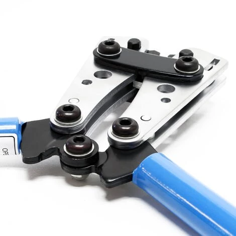 WILTEC Pince à Sertir Outil De Sertissage 6-50 Mm² Cosse De Câble Avec Poignées Antidérapantes Sertisseuse 4 WILTEC Pince à Sertir Outil De Sertissage 6-50 Mm² Cosse De Câble Avec Poignées Antidérapantes Sertisseuse – Image 4